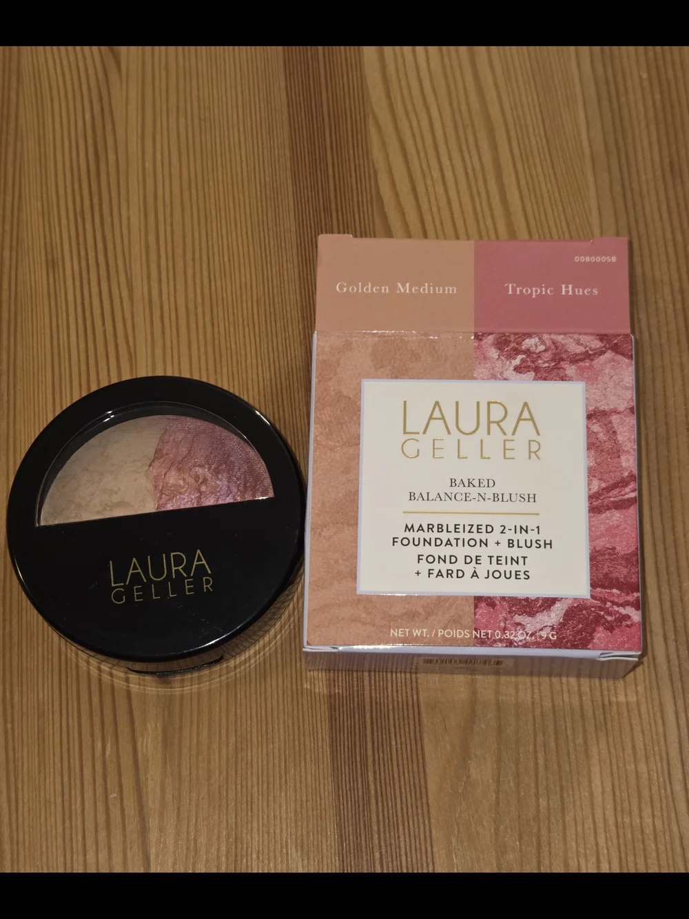 Laura Geller Baked Balance-N-Blush Marbleized 2-in-1 Foundation and Blush